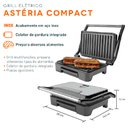 Ver imagem 2 de Grill Mallory Inox Asteria Compact 127v