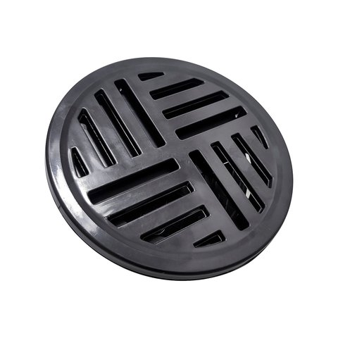 Ralo Grelha Anti-inseto Automático Inteligente Redondo 10x10cm Banheiro Lavatório Preto Abs