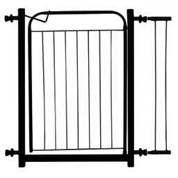 Portão para Pet Aramado com Prolongador 10cm Preto Aço Mix - 2