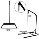 Ver imagem 2 de Suporte Balanço Suspenso Ninho Mola E Mosquetão Preta