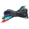 Cabo Video Componente Azul Verde Vermelho Blindado 1.8m 3rca - 4