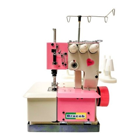 Galoneira Bracob 3 Agulhas Rosa-220 ou 110v-com Motor 250w