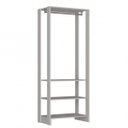 Ver imagem 4 de Closet Modulado 3 Peças com 2 Cabideiros 3 Gavetas e 10 Nichos Yes Branco