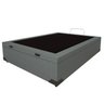 Cama Box Baú Casal Sintético Cinza - 2