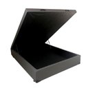Ver imagem 1 de Cama Box Baú Casal Sintético Cinza