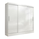 Ver imagem 2 de Guarda-Roupa Casal 3 Portas 2 Gavetas Istambul Yescasa Branco