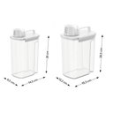 Ver imagem 3 de Kit 2 Dispenser com Medidor 1,5L e 3,9L Porta Sabão Amaciante Organizador Lavanderia Coza New Retr