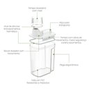 Ver imagem 4 de Kit 2 Dispenser com Medidor 1,5L e 3,9L Porta Sabão Amaciante Organizador Lavanderia Coza New Retr