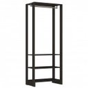 Ver imagem 5 de Guarda-Roupa Modulado Closet 3 Peças com 2 Cabideiros 3 Gavetas e 10 Nichos Yes Preto