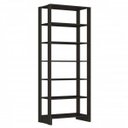 Ver imagem 3 de Guarda-Roupa Modulado Closet 3 Peças com 2 Cabideiros 3 Gavetas e 10 Nichos Yes Preto