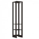 Ver imagem 3 de Guarda-Roupa Modulado Closet 3 Peças 2 Cabideiros e 12 Nichos Yes Preto