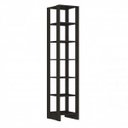 Ver imagem 4 de Guarda-Roupa Modulado Closet 3 Peças 2 Cabideiros e 12 Nichos Yes Preto
