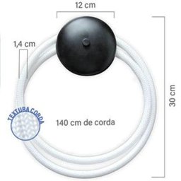 Gmh Arandela Algema 25w 3000k Preto - 4