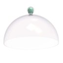 Ver imagem 3 de Kit 2 Porta Bolo com Cúpula e Pé 30cm Verde Menta Bubble Crippa Boleira Tortas Doces