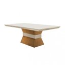 Ver imagem 4 de Conjunto Sala de Jantar Mesa e 6 Cadeiras Dari Espresso Móveis