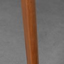 Ver imagem 5 de Conjunto Mesa Jantar Square Louro Freijó - 88cm + 2 Cadeiras Dalí Encosto Palha Larga Assento PU - C