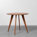 Ver mais imagens de Conjunto Mesa Jantar Square Louro Freijó - 88cm + 2 Cadeiras Dalí Encosto Palha Larga Assento PU - C