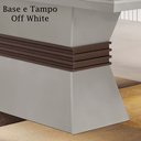 Ver imagem 2 de Conjunto Sala de Jantar Mesa e 4 Cadeiras Santorini Espresso Móveis