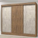 Ver imagem 1 de Guarda-Roupa Casal 3 Portas 2 Gavetas Istambul Yescasa