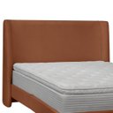 Ver imagem 4 de Kit Cabeceira e Base Cama Box Orgânica Montreal 144x205cm Casal Bouclê - Sofa Store:bouclê Terracota