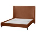 Ver imagem 6 de Kit Cabeceira e Base Cama Box Orgânica Montreal 144x205cm Casal Bouclê - Sofa Store:bouclê Terracota