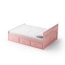 Ver imagem 5 de Cama Queen com 6 Gavetas - Madeira Maciça Rosa