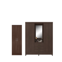 Ver imagem 3 de Conjunto de Guarda Roupa e Sapateira Casa Azzur 4 Portas