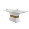 Conjunto Sala de Jantar Mesa e 4 Cadeiras Santorini Espresso Móveis - 3