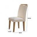 Ver imagem 4 de Conjunto Sala de Jantar Mesa e 4 Cadeiras Santorini Espresso Móveis