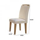 Ver imagem 5 de Conjunto Sala de Jantar Mesa e 4 Cadeiras Santorini Yescasa