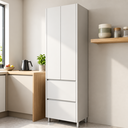 Ver imagem 1 de Paneleiro Modular 70cm 2 Portas 2 Gavetas 100% MDF Rainha - Nesher
