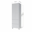 Ver imagem 2 de Paneleiro Modular 2 Portas 2 Gavetas Nesher Rainha 70cm 100 Mdf