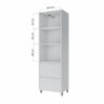 Paneleiro Modular 2 Portas 2 Gavetas Nesher Rainha 70cm 100 Mdf - 4