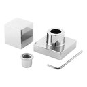 Ver imagem 3 de Acabamento Quadrado Registro Chuveiro Banheiro Padrão Deca