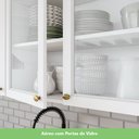Ver imagem 7 de Armário Aéreo de Cozinha 80 Cm 2 Portas com Vidro Amy Casa 812