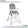Cadeira Refeição Alimentação Criança Infantil Alta Premium Grafite Galzerano + Amassador Papinha Cad - 5