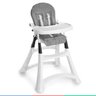 Cadeira Refeição Alimentação Criança Infantil Alta Premium Grafite Galzerano + Amassador Papinha Cad - 9