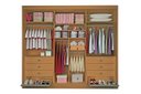 Ver imagem 3 de Guarda Roupa Casal Athos 6 Portas Ripado 100% Mdf D`doro Móveis - Cinamomo