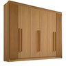 Guarda Roupa Casal Athos 6 Portas Ripado 100% Mdf D`doro Móveis - Cinamomo - 2
