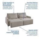 Ver imagem 6 de Sofá Retrátil e Reclinável em 5 Estágios com Almofadas Decorativas Vênus Espresso Móveis
