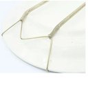 Ver imagem 2 de Combo 3 Suportes Tamanho 24 Ganchos Mola Pratos Parede Decorativos com Tubo de Proteção
