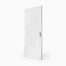 Porta De Aluminio Veneziana 210x60 -  Linha 28 - 1