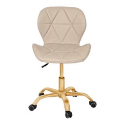 Cadeira Office Eiffel Slim Base Giratória Nude - Matte - 3
