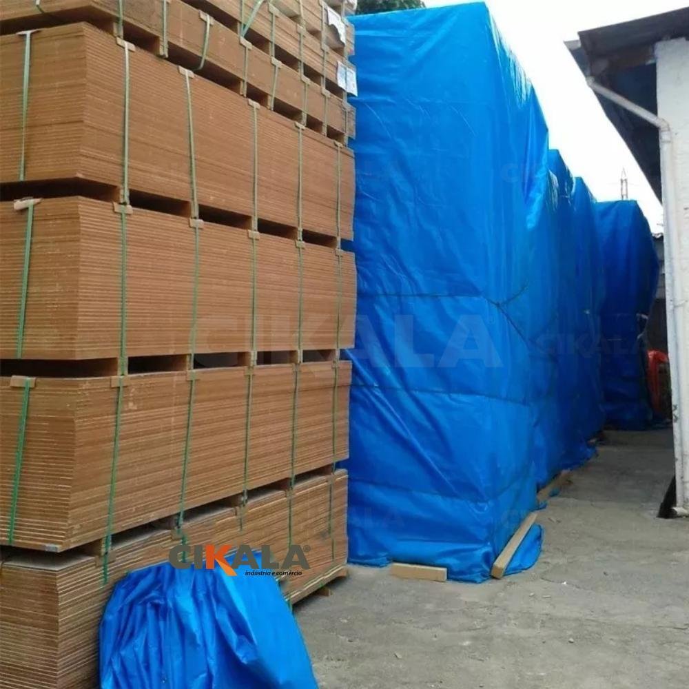 Lona Ck300 Cobertura 2.5x2.5 Azul Impermeável Reforçada - 3