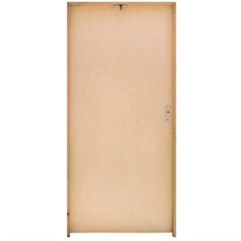 Porta Lisa de Madeira Mescla Eco 60x210cm Esquerda - Nova Leste