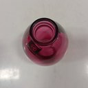 Ver imagem 4 de Vaso Garrafa Decorativo de Vidro Roxo 12x7x7cm Enfeite Sala Mesa Estante Flores