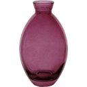 Ver imagem 1 de Vaso Garrafa Decorativo de Vidro Roxo 12x7x7cm Enfeite Sala Mesa Estante Flores