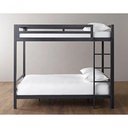 Ver imagem 3 de Beliche Solteiro Aço Ferro Metal Robusto Tamanho 88x188 Cor Preto Estilo Industrial Be-02