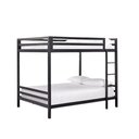 Ver imagem 1 de Beliche Solteiro Aço Ferro Metal Robusto Tamanho 88x188 Cor Preto Estilo Industrial Be-02