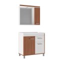 Ver imagem 2 de Conjunto de Banheiro New Glass 0,80cm Br/cinamomo